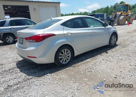 2015 Hyundai Elantra Se из США, поврежденный, VIN 5NPDH4AEXFH639168